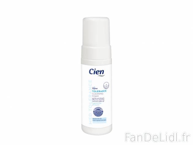 Mousse nettoyante démaquillante , le prix 2.29 €