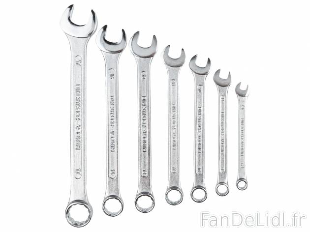 Set de clés mixtes , le prix 3.99 € 
- Set de 7
- Taille : 6 · 8 · 10 · ...