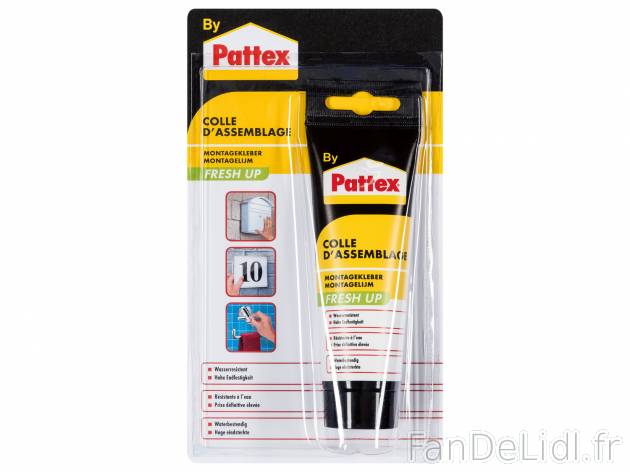 Colle ou rénovateur de joints , le prix 3.99 € 
- Au choix : colle d&apos;assemblage, ...