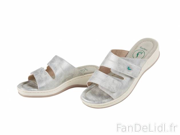 Mules femme , le prix 11.99 € 
- Du 36 au 40 selon modèle
- Ex. dessus polyuréthane ...