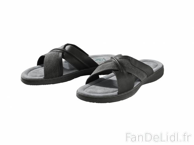 Mules homme Footflexx , le prix 11.99 € 
- Du 41 au 45 selon modèle
- Ex. dessus ...