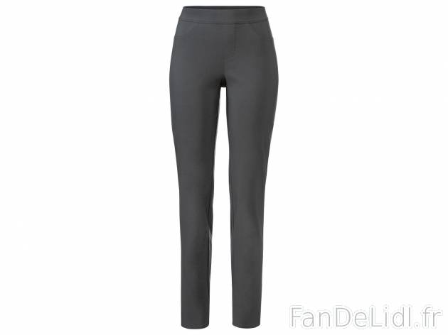 Pantalon femme , le prix 9.99 € 
- Du 36 au 48 selon modèle.
- Ex. 72 % viscose ...