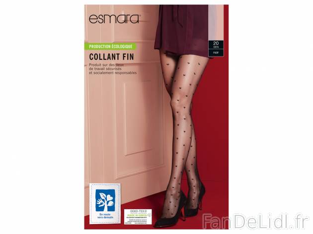 Collant fin , le prix 2.99 € 
- Au choix : 20 DEN ou 70/30 DEN
- Du M au XL ...