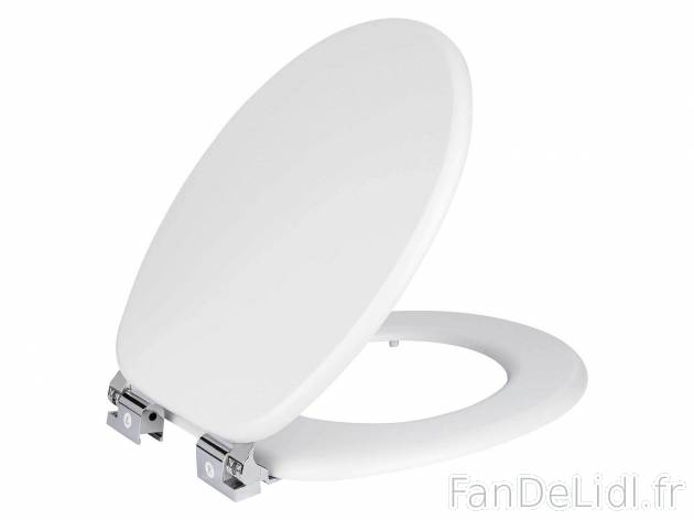 Abattant WC , le prix 13.99 &#8364; 
- Au choix :
- En. 37,6 x 45 cm (l x p)
- ...