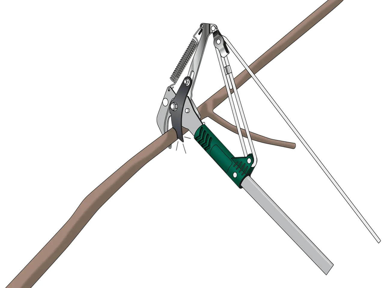 Coupe-branches télescopique avec scie , prezzo 24.99 EUR
Coupe-branches télescopique ...