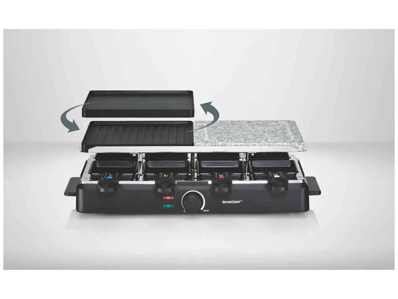 Raclette-gril , prezzo 29.99 EUR
Raclette-gril
- 1 400 W
- Pour gratiner ou ...