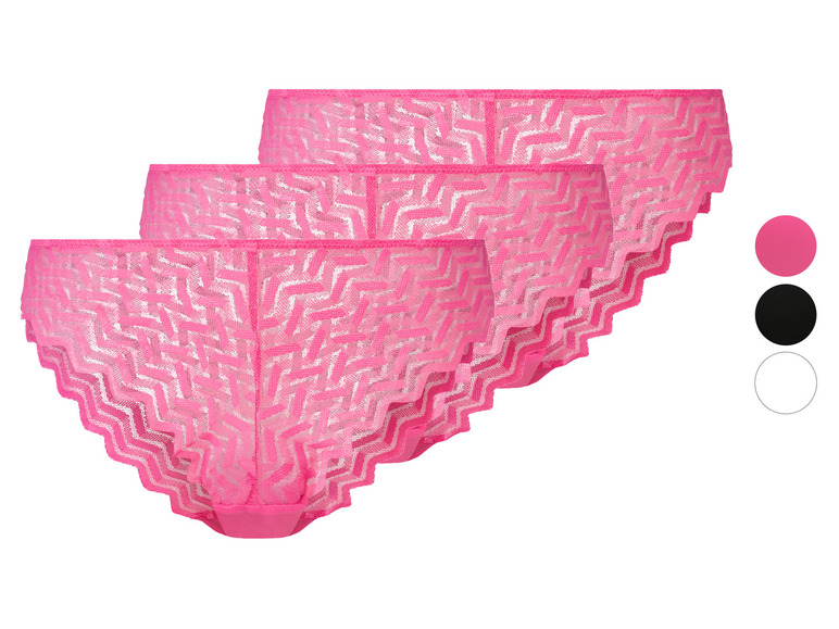 esmara® Lot de 3 slips à dentelle Esmara , prezzo 5.99 EUR