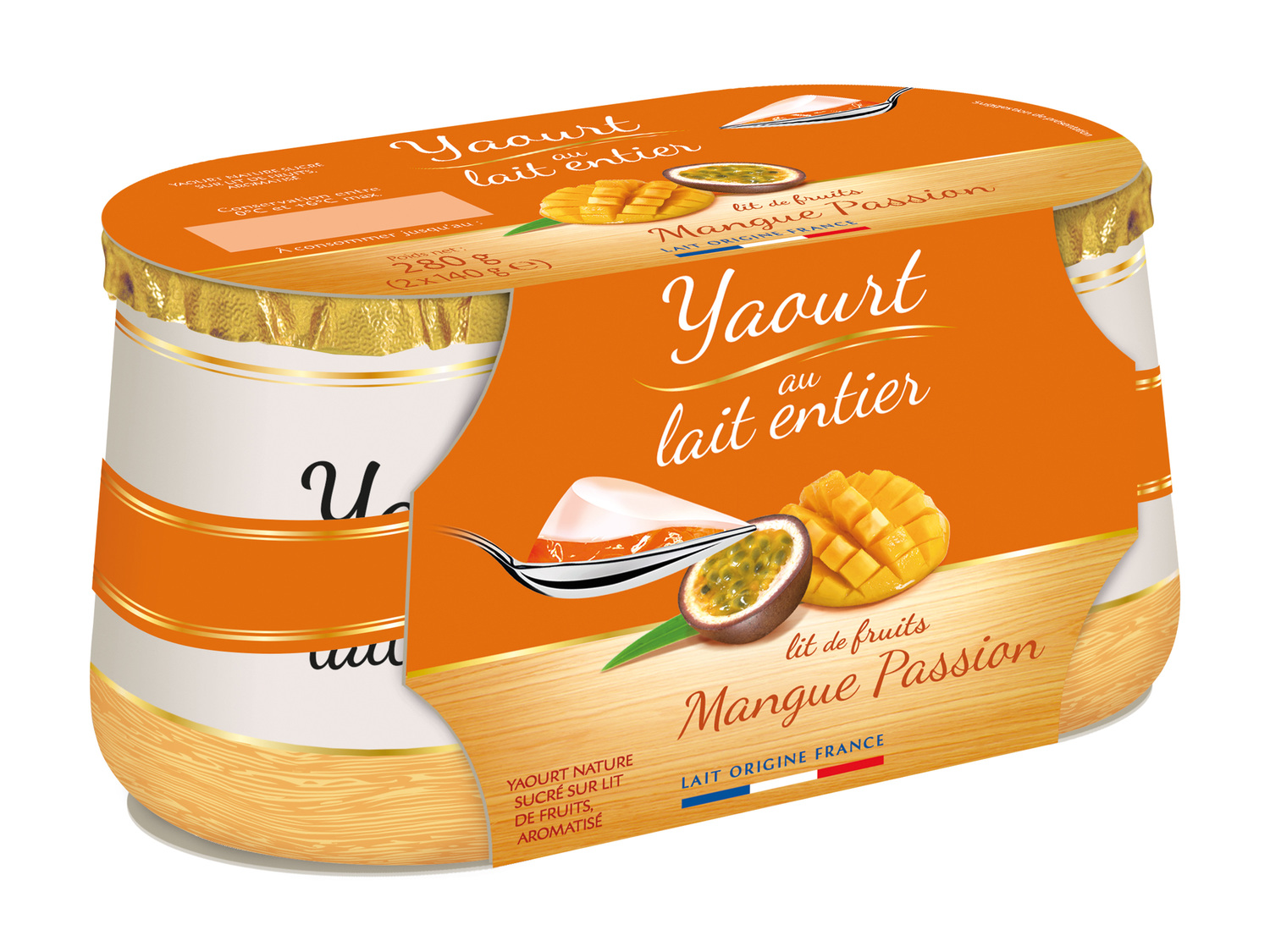 2 yaourts sur lit de fruits , le prix 1.79 €
- Inédit chez ...