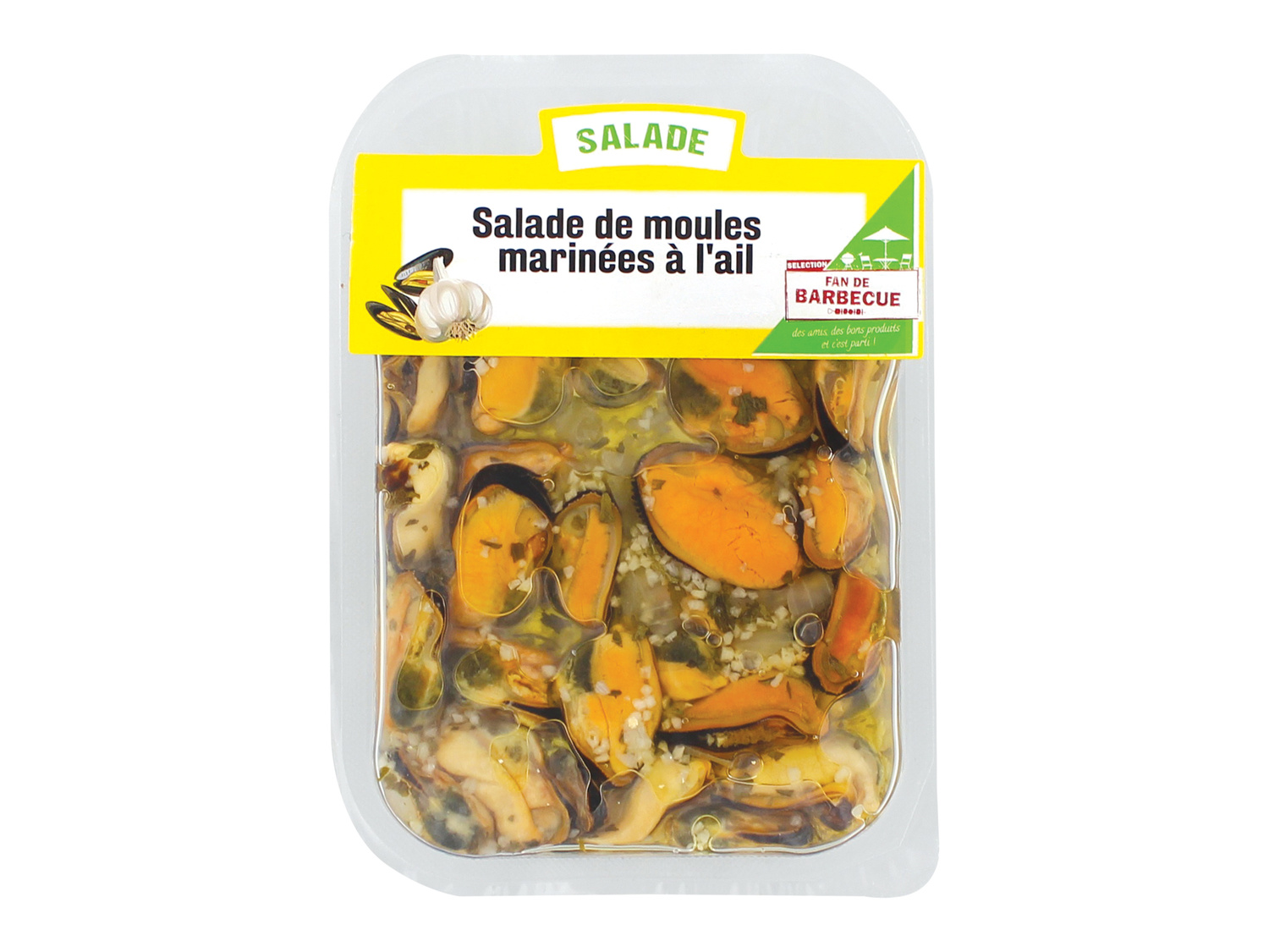 Salade fruits de mer marinés1 , le prix 1.99 €
- Au choix : salade de ...