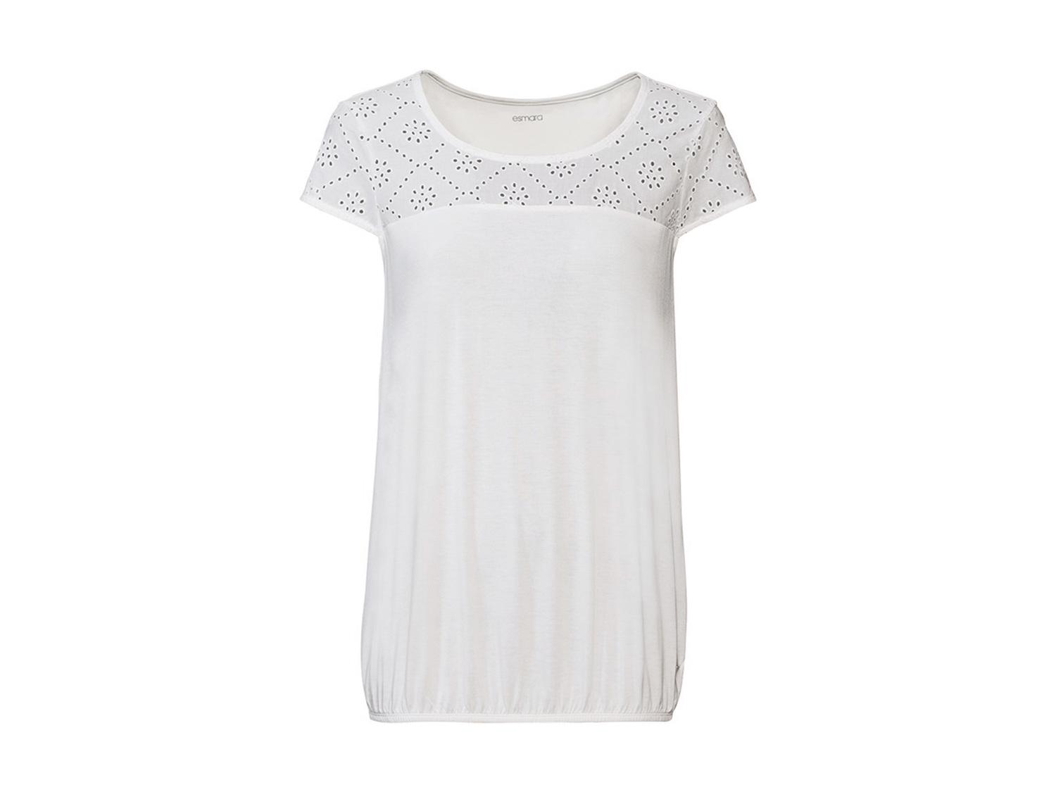 T-shirt , le prix 5.99 €
- Ex. 95 % viscose (LENZING™ ECOVERO™) et 5 % élasthanne ...