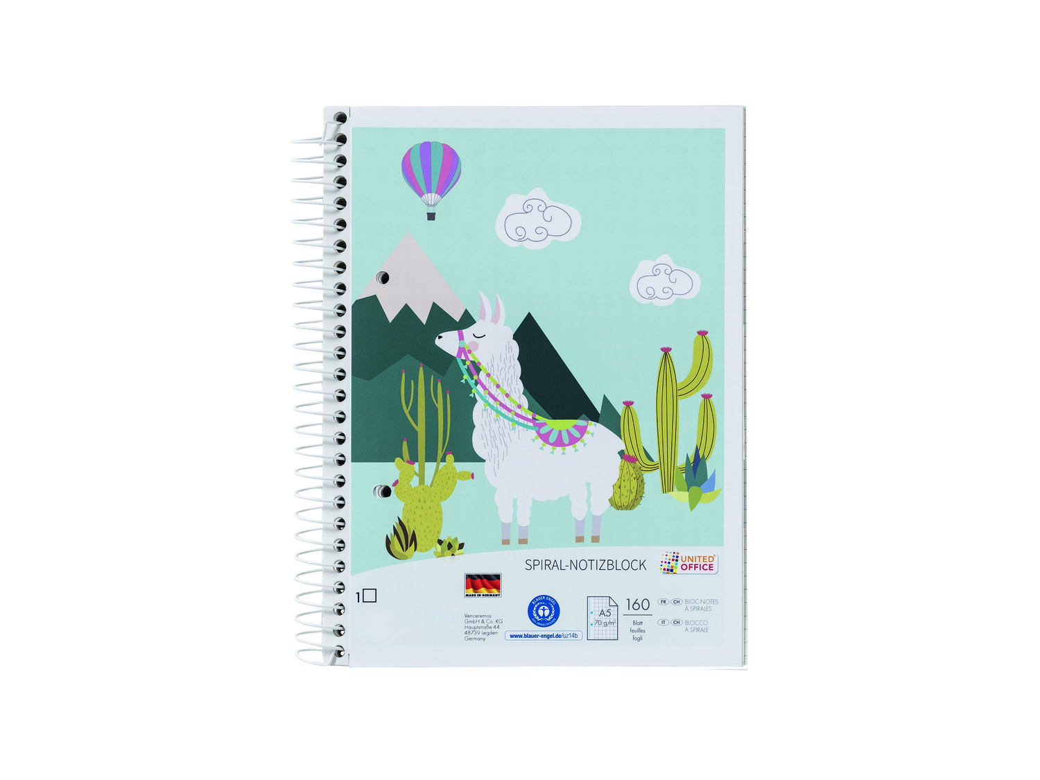 Bloc-notes à spirales , le prix 0.99 €
- 160 feuilles
- 4
- 4 modèles ...