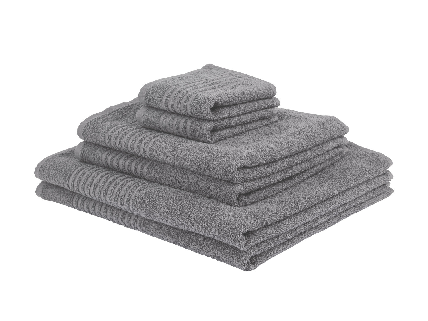 Serviettes éponge , le prix 11.99 €
- 100 % coton
- Set de 6 : 2 serviettes ...