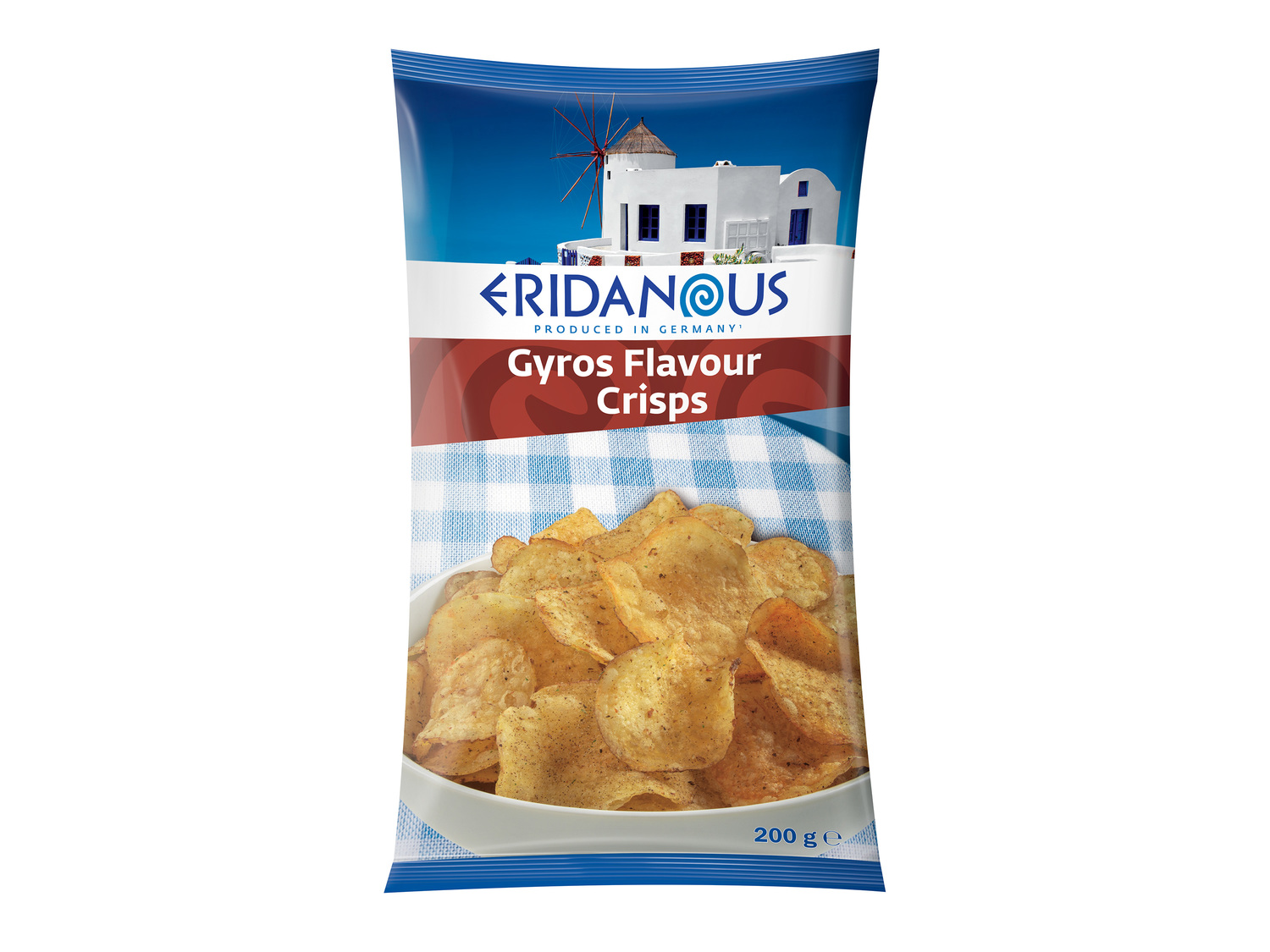 Chips1 , le prix 0.99 €
- Au choix : goût tzatziki ou gyros