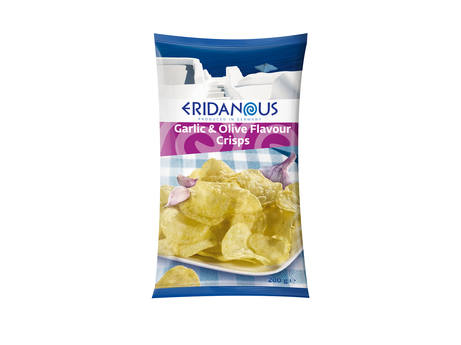 Chips1 , le prix 0.99 €
- Au choix : goût origan ou goût ail-olive