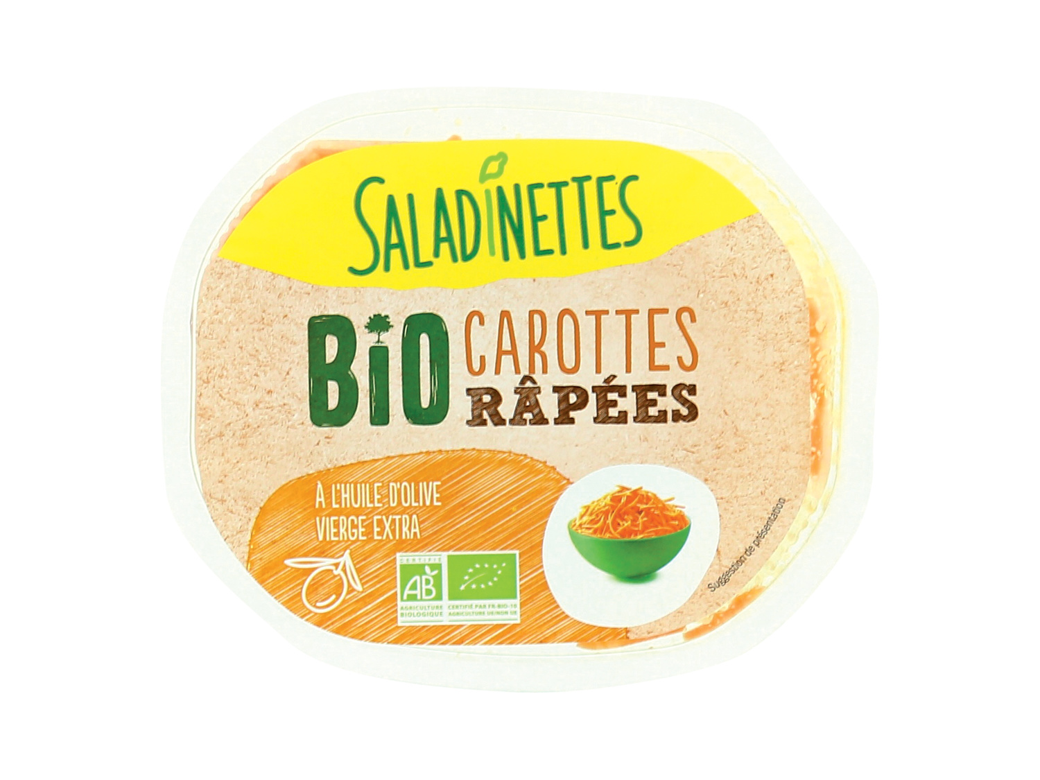 Carottes râpées Bio1 , le prix 1.39 €