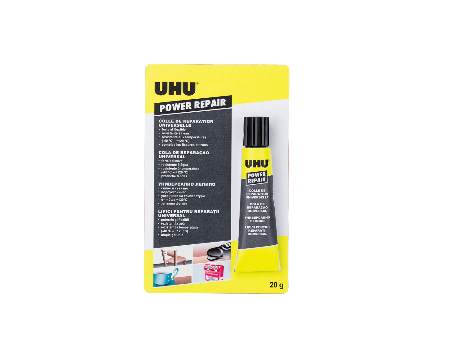 Colle ou adhésif Uhu super glue, le prix 1.99 €
- Au choix : colle instantanée, ...