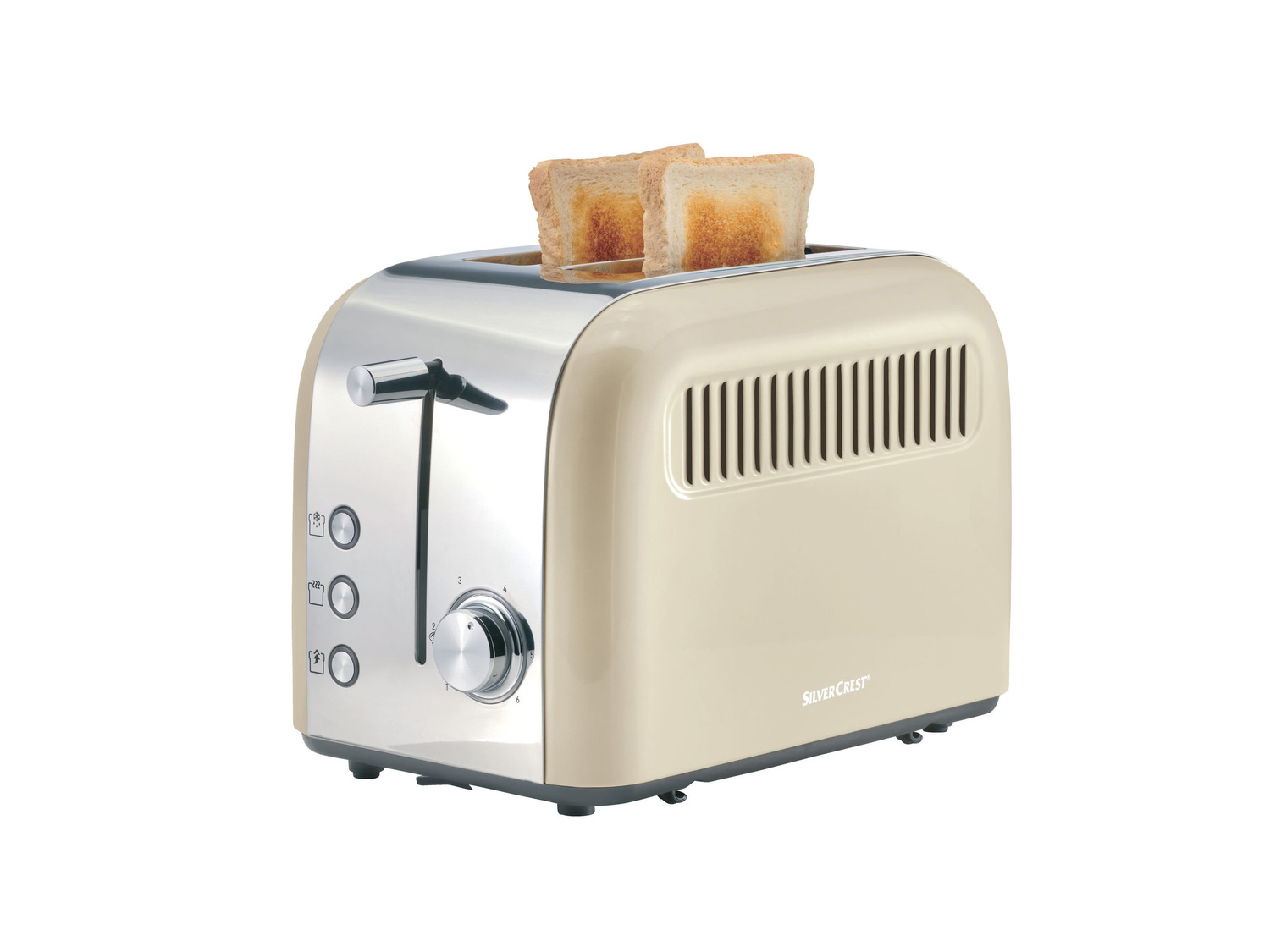 Grille-pain rose Silvercrest, le prix 19.99 €
- Max. 920 W
- Fonctions décongélation, ...