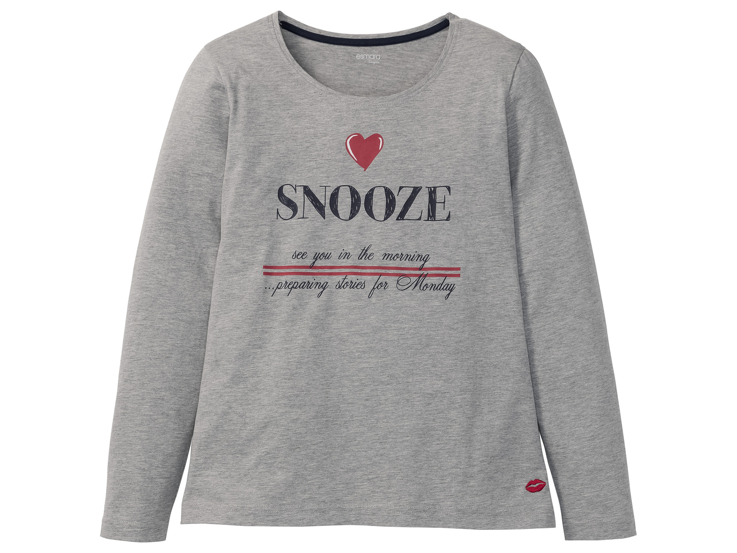 T-shirt de nuit femme Esmara Lingerie, le prix 3.99 €
- Ex. 90 % coton et 10 ...