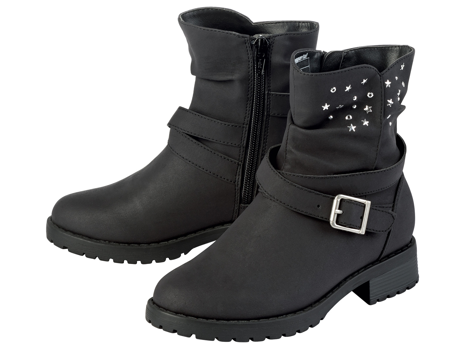 Bottines fille , le prix 12.99 €
- Ex.dessus polyuréthane sans DMF, doublure/semelle ...
