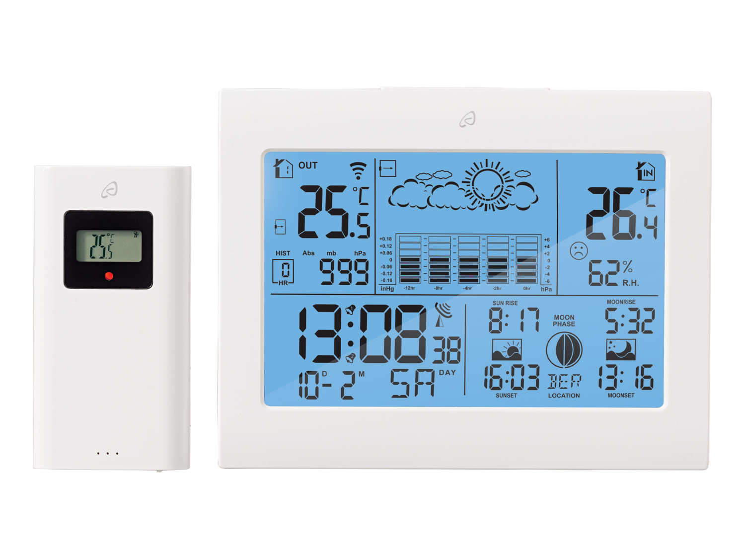 Station météo radioguidée , le prix 17.99 €
- Température intérieure et ...