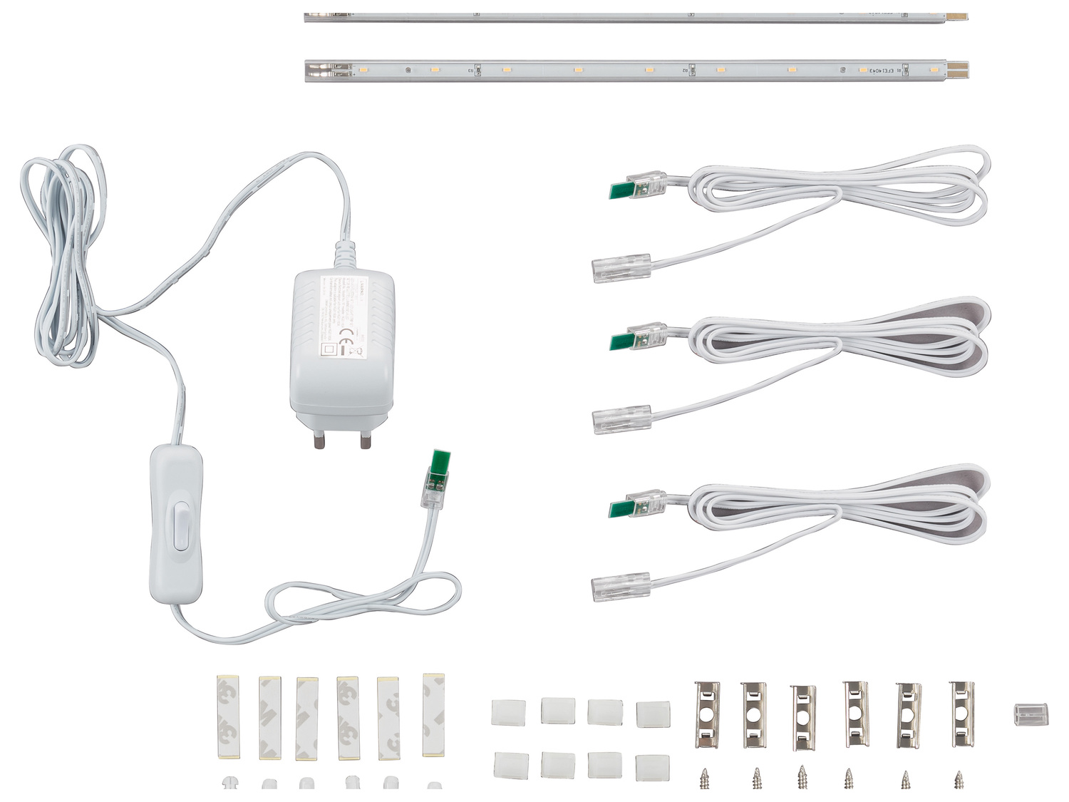 Réglettes lumineuses à LED , le prix 9.99 €
- Matériel de montage et clips ...