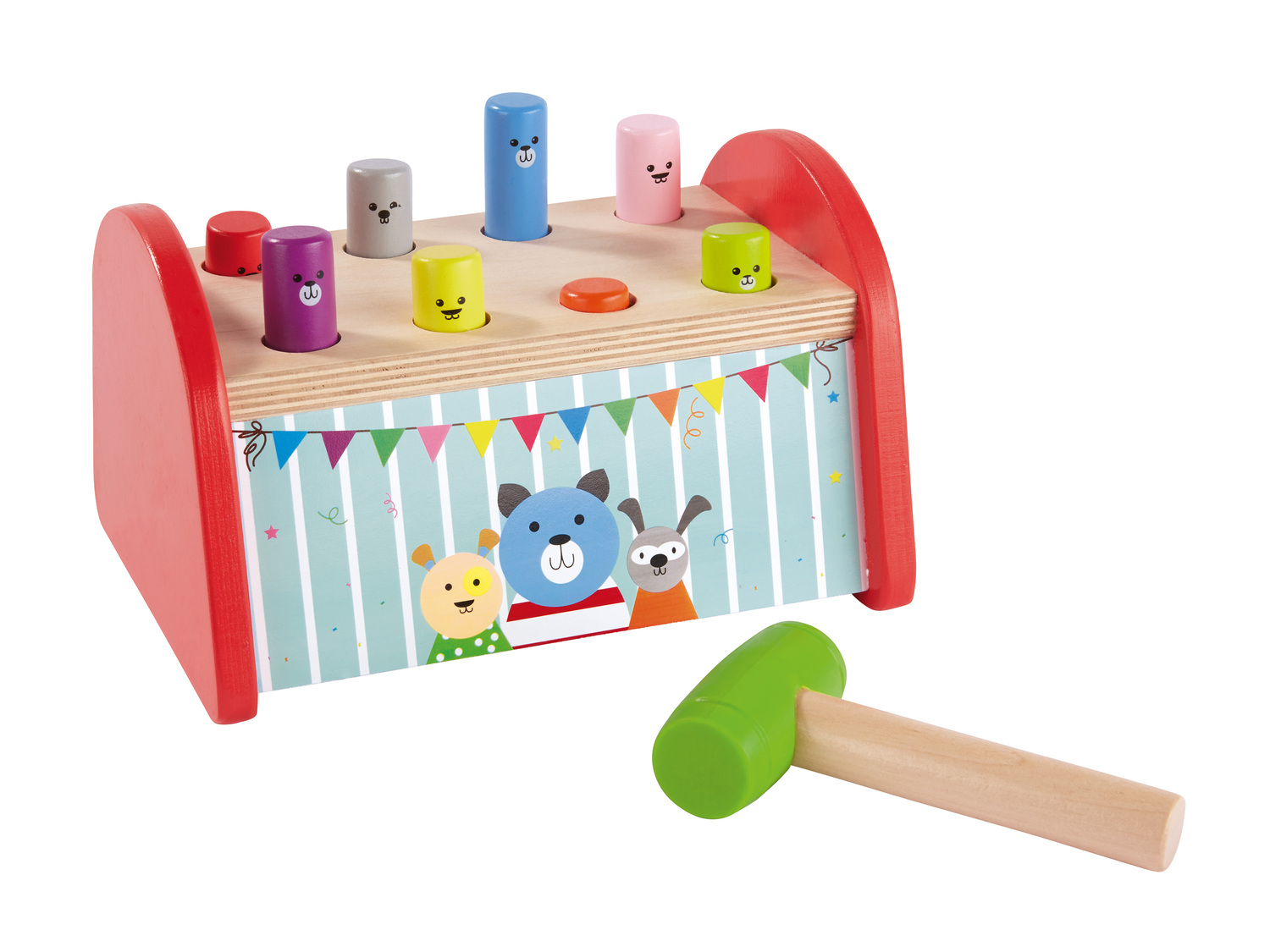 Jouet d’éveil en bois , le prix 9.99 €
- Au choix : camion porte-voitures, ...