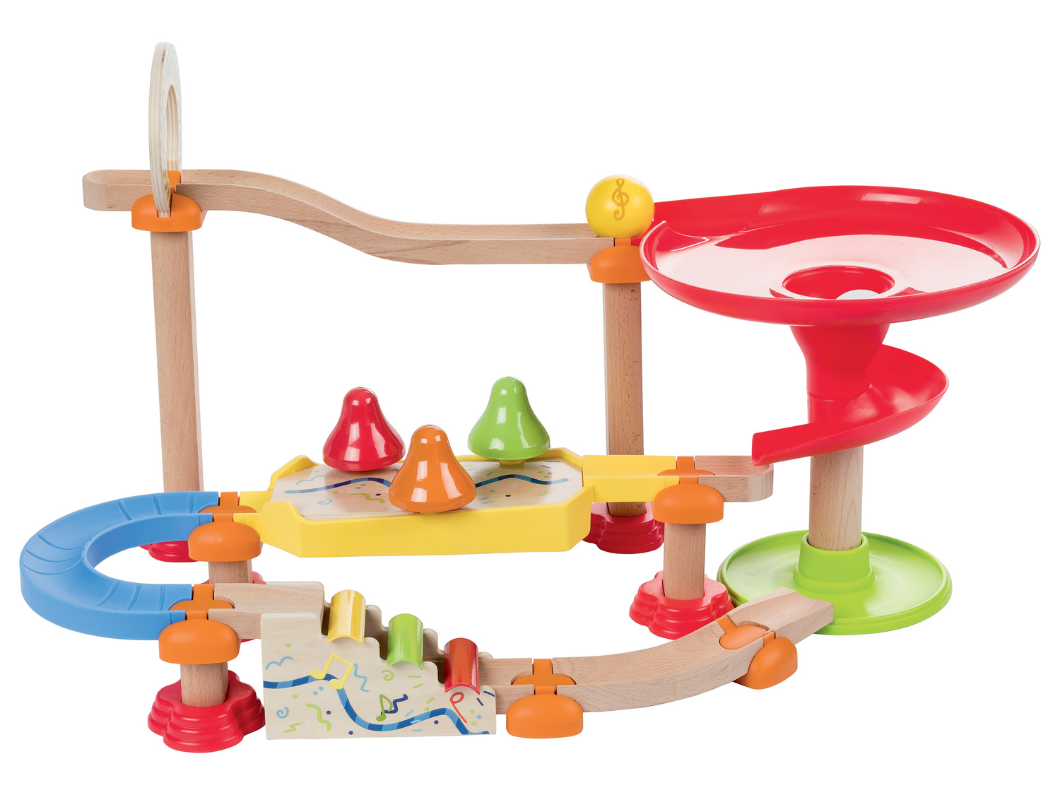 Circuit à billes en bois , le prix 19.99 €
- Au choix : 2 en 1 : circuit ...