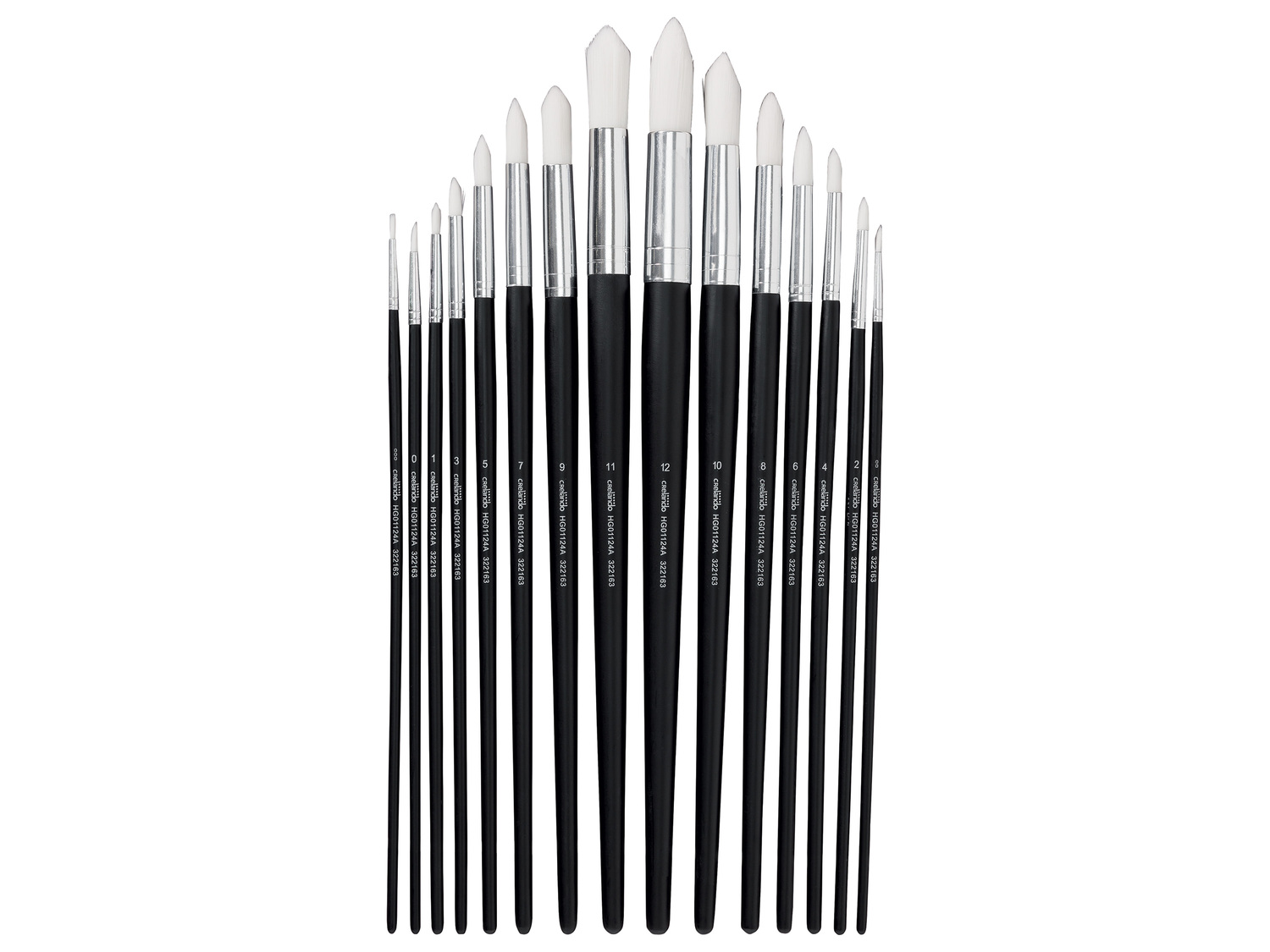 Set de pinceaux en vente , le prix 4.49 €
- Set de 12
- Manche en bois de bouleau
- ...