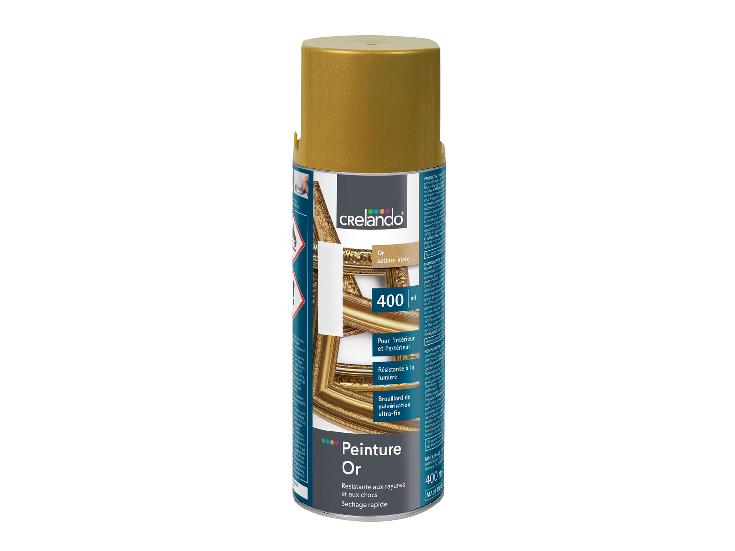Peinture à effet en aérosol en vente , le prix 3.99 €
- Env. 400 ml
- Autres ...