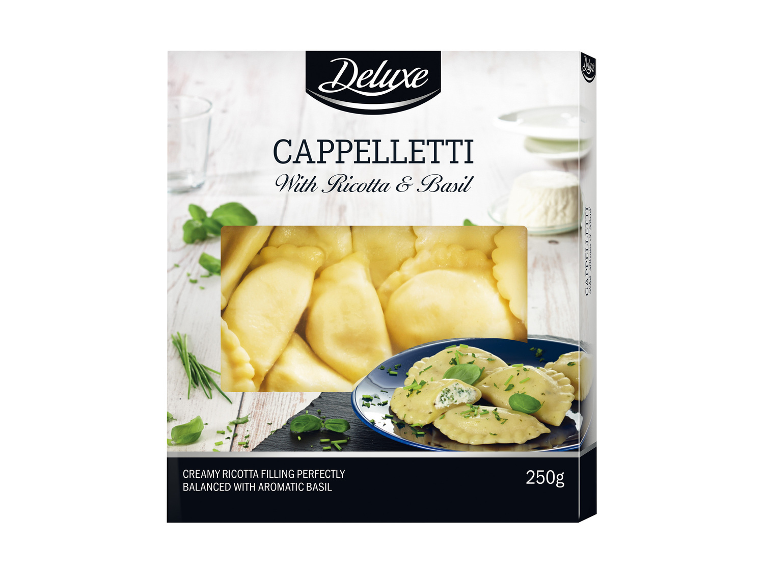 Pâtes farcies , le prix 1.49 €
- Au choix : ravioli ricotta-truffe (1 ...