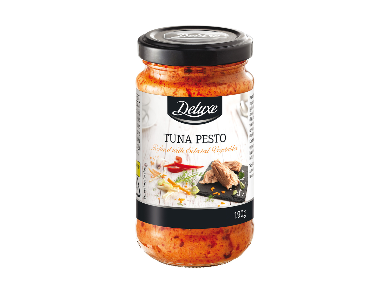 Pesto , le prix 1.89 €
- Au choix : au thon, calabraise ou champignons