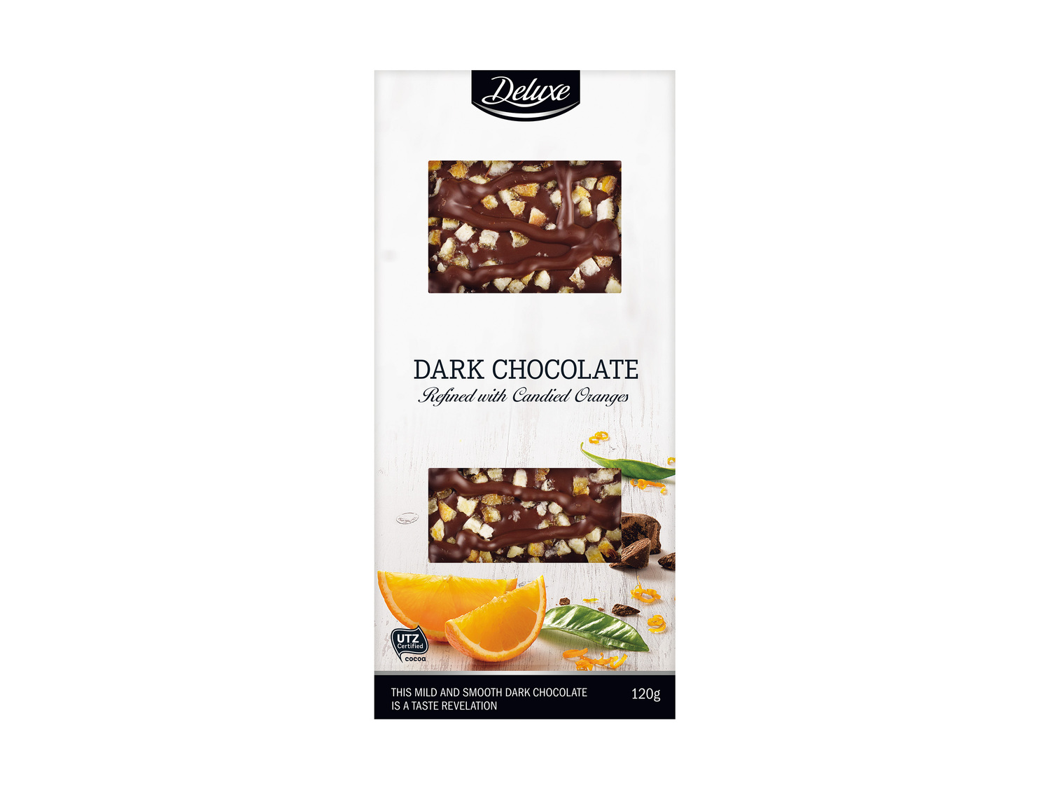 Tablette de chocolat noir aux fruits , le prix 1.69 €
- Au choix : Chocolat ...