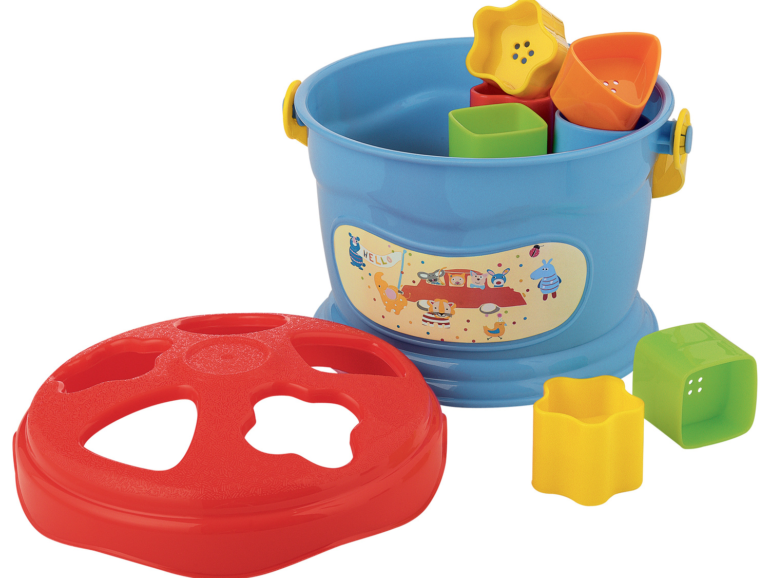 Jeu d’éveil bébé , le prix 4.99 €
- Cubes à empiler - A partir de 6 mois ...