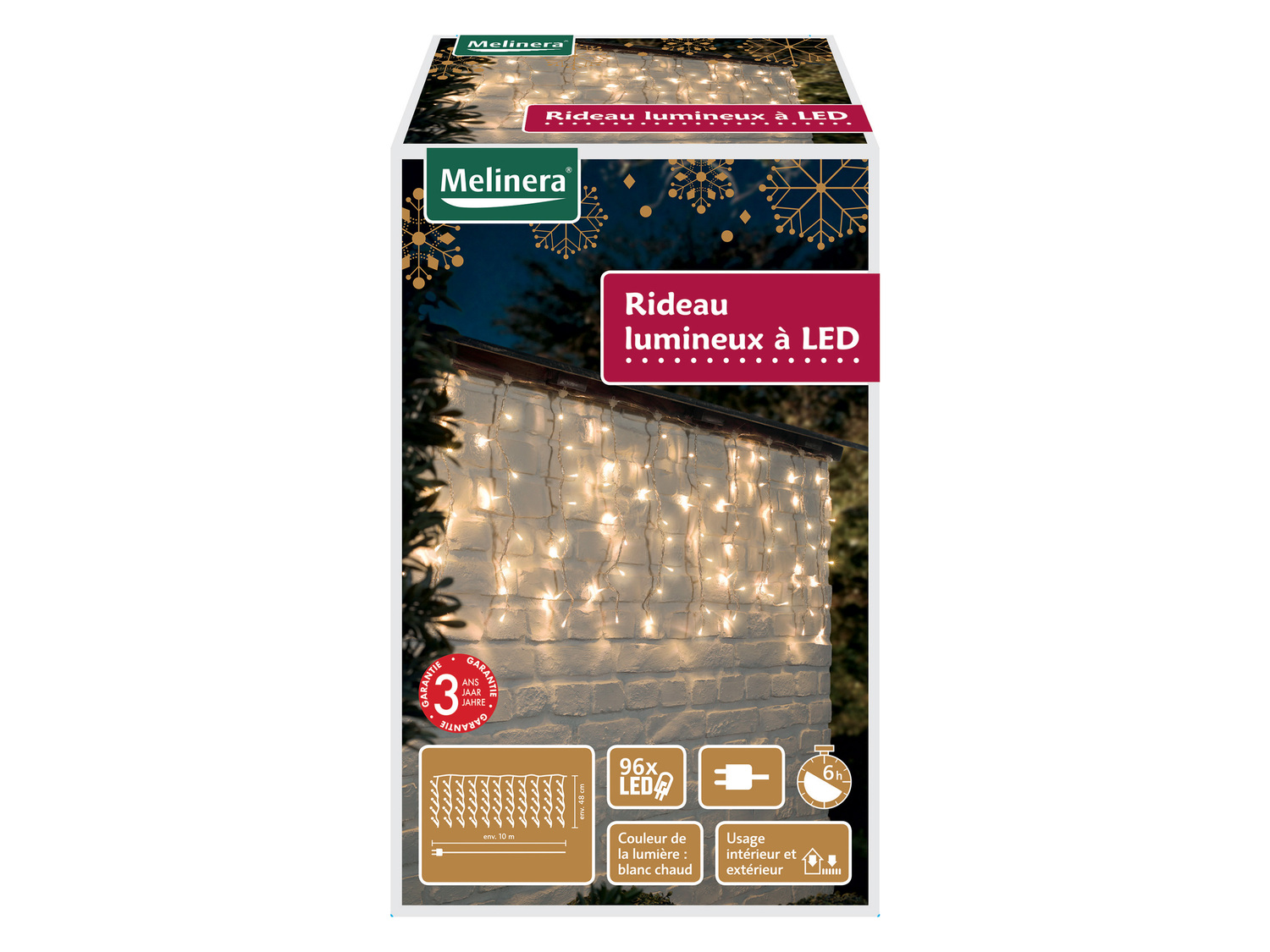Rideau ou filet lumineux à LED , le prix 9.99 €
- Usage intérieur et extérieur
- ...