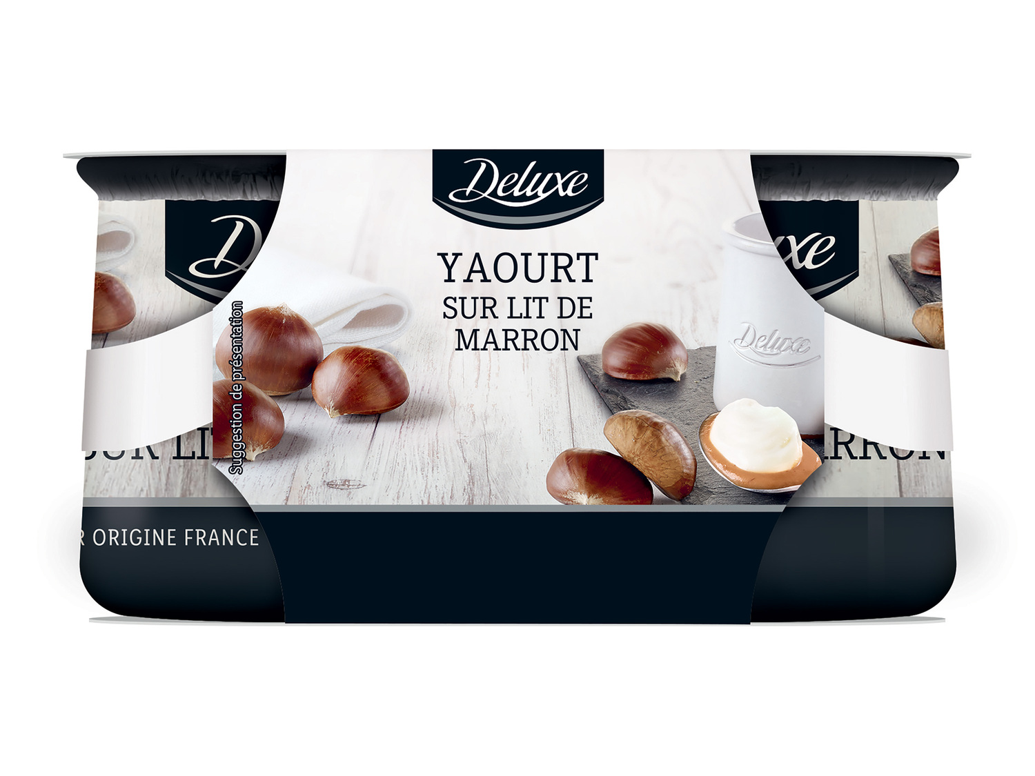 2 yaourts , le prix 1.79 €
- Au choix : sur lit de mûres et ...
