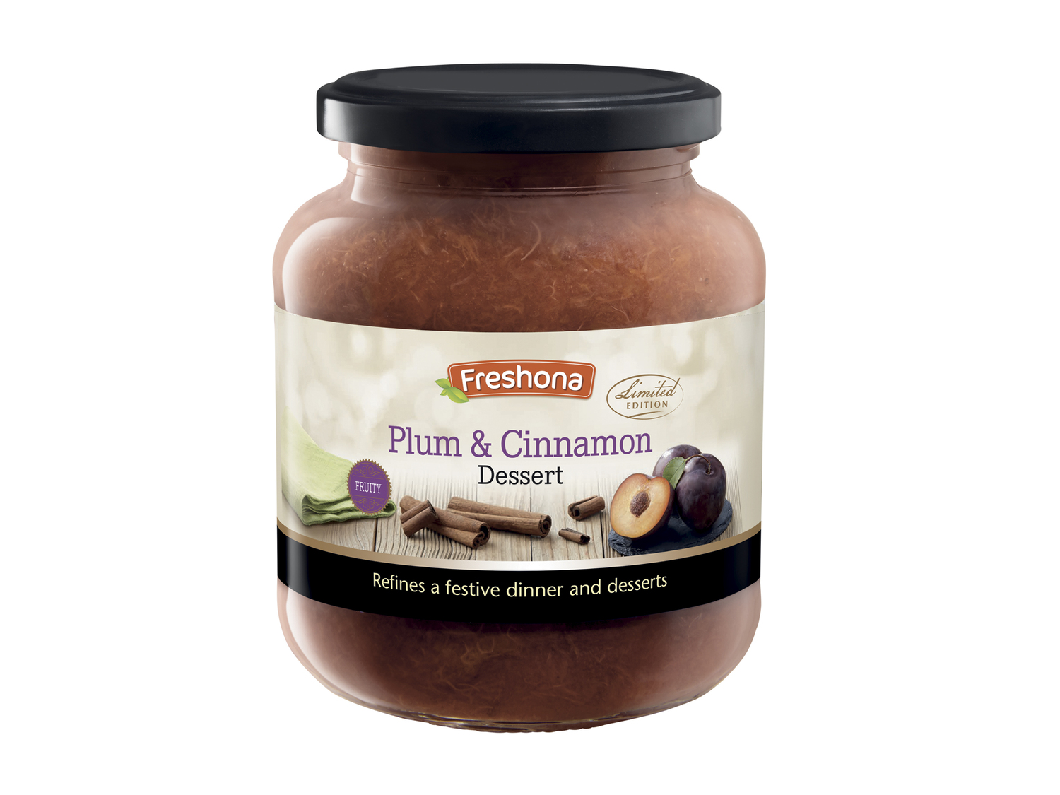 Dessert aux fruits et à la cannelle , le prix 1.19 €
- Au choix : pomme, prune ...