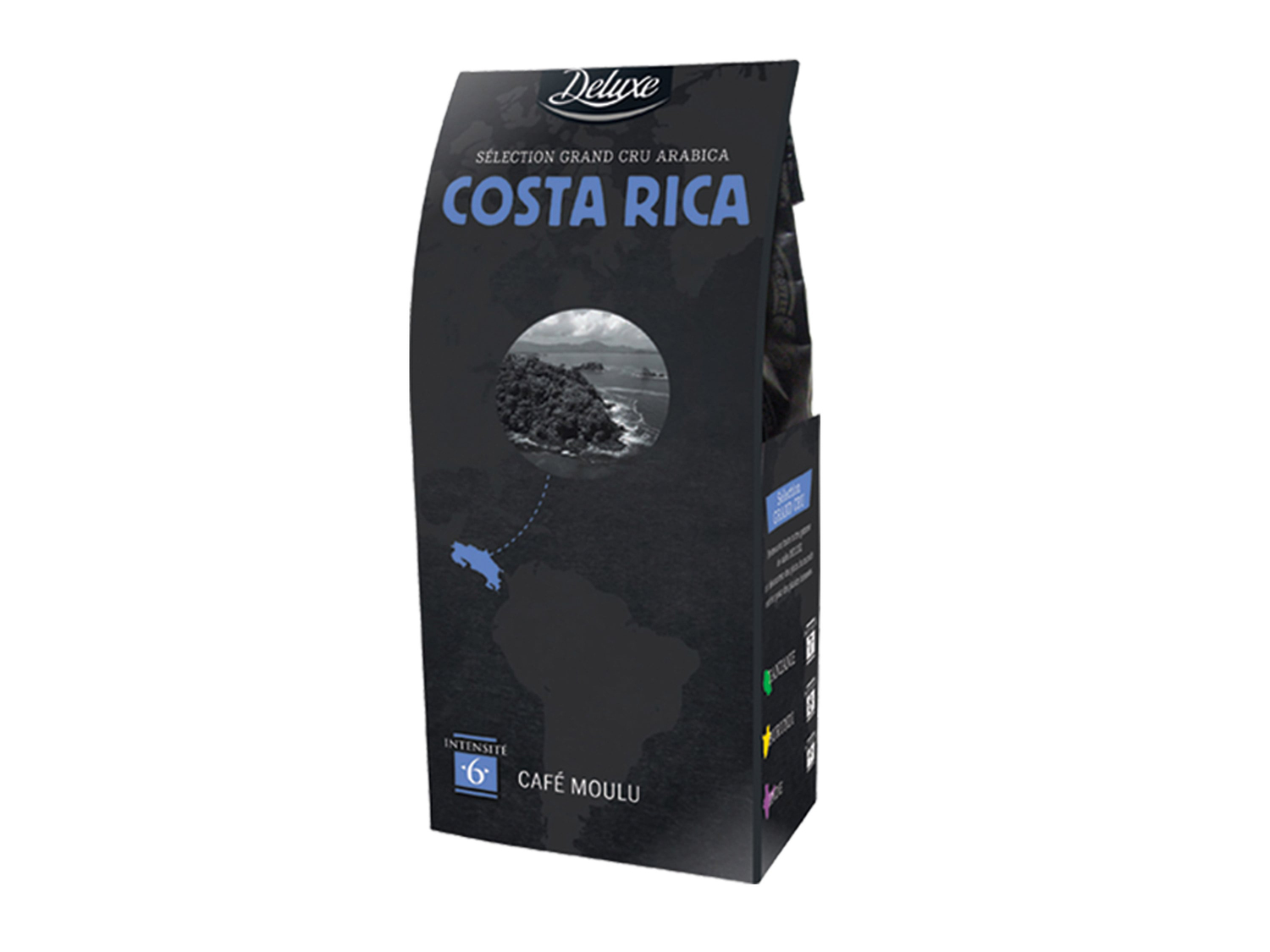 Café moulu grand cru arabica , le prix 2.19 €
- Origine au choix : Costa Rica, ...