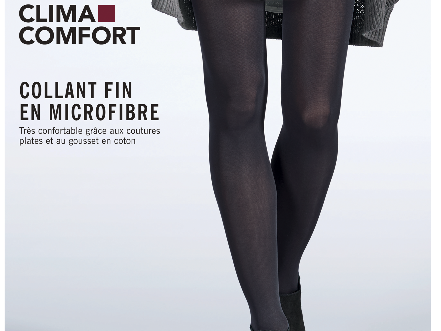 Collant ou mi-bas fins , le prix 2.99 €
- Ex. 96 % polyamide (dont microfibre) ...