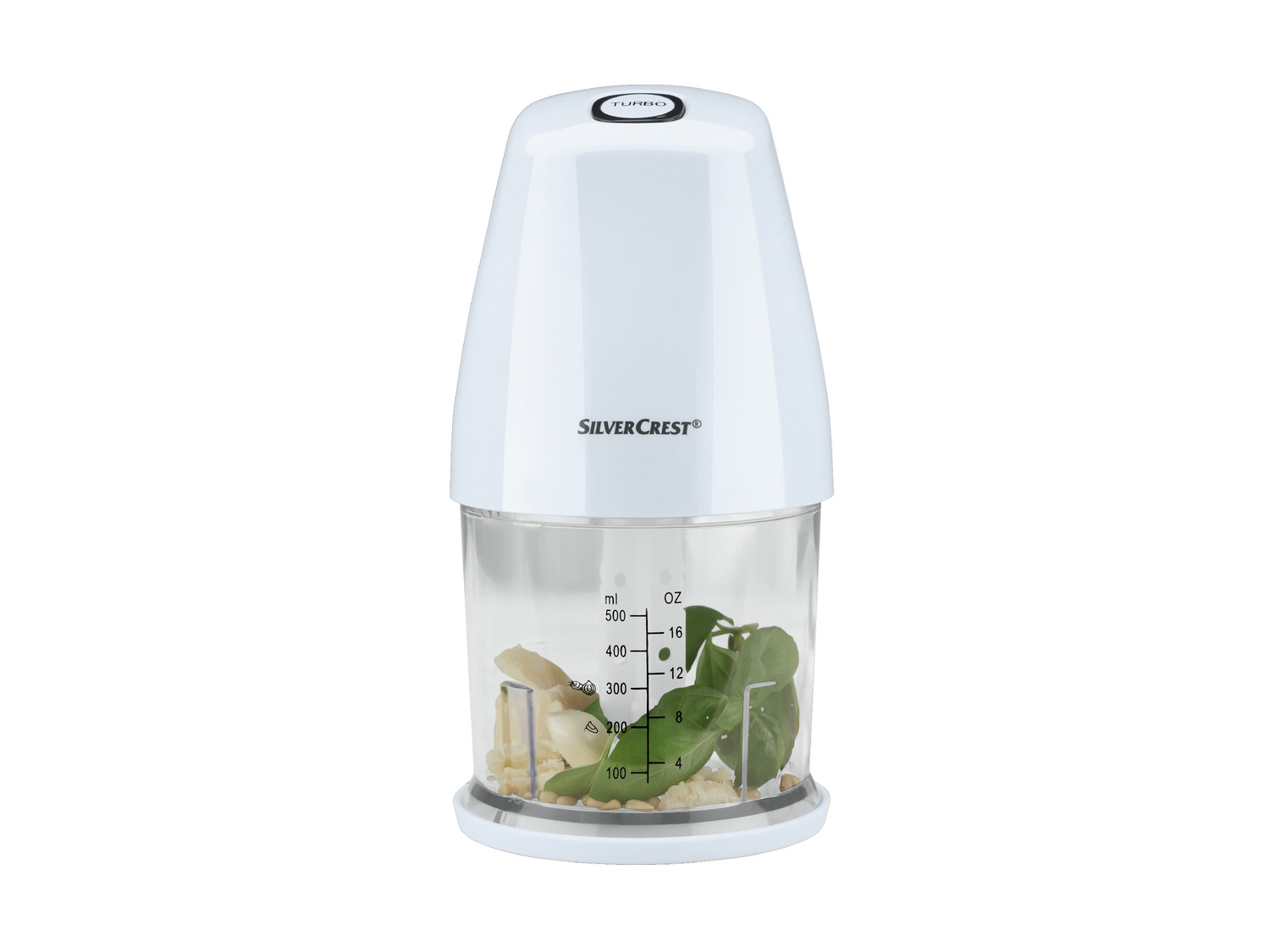 Hachoir multifonction , le prix 9.99 €
- 260 W
- Env. 500 ml
- Touche turbo ...