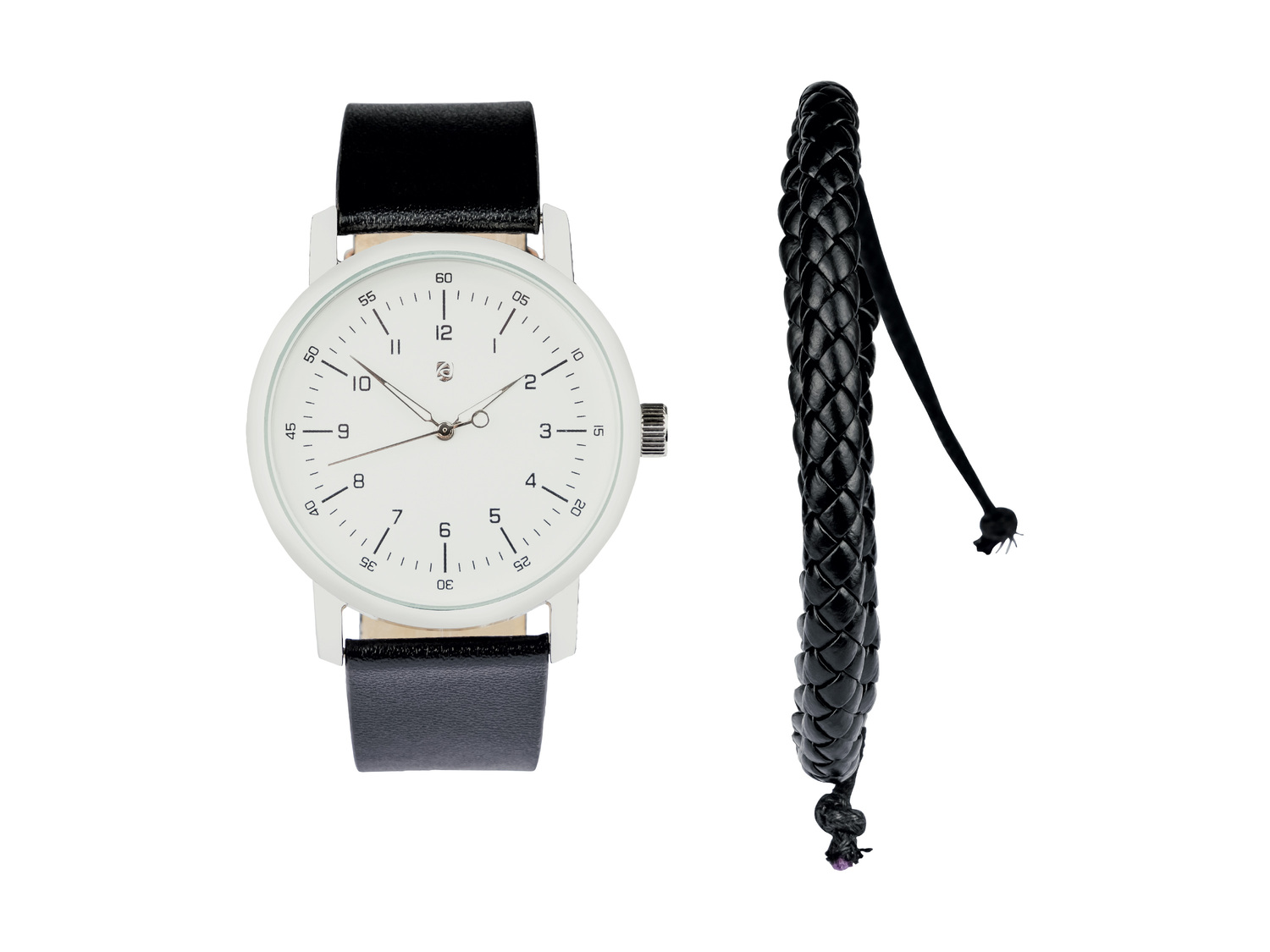 Parure montre et bracelet homme , le prix 9.99 €
- Set de 2 : montre avec bracelet ...