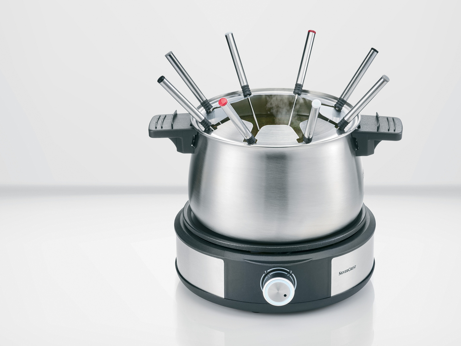 Service à fondue électrique , le prix 23.99 €
- 1 500 W
- Max. 3 L
- Caquelon ...