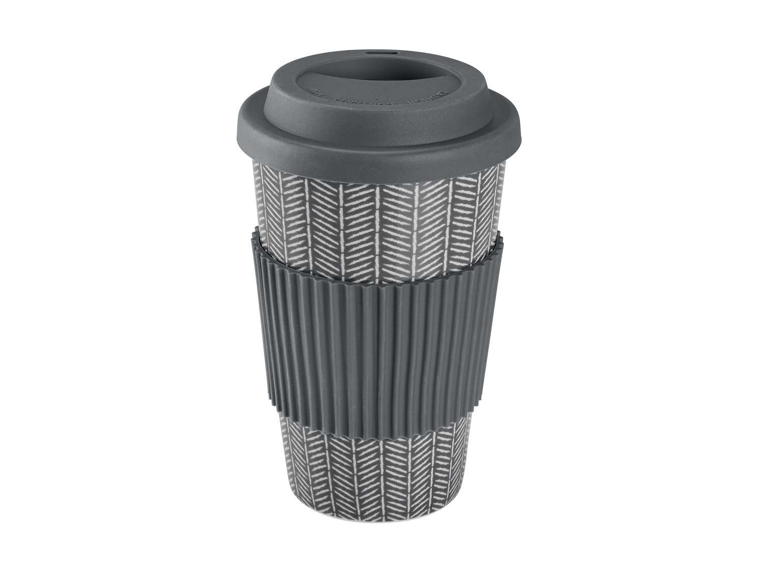 Mug à emporter en porcelaine , le prix 2.99 €
- Couvercle et bande en silicone
- ...