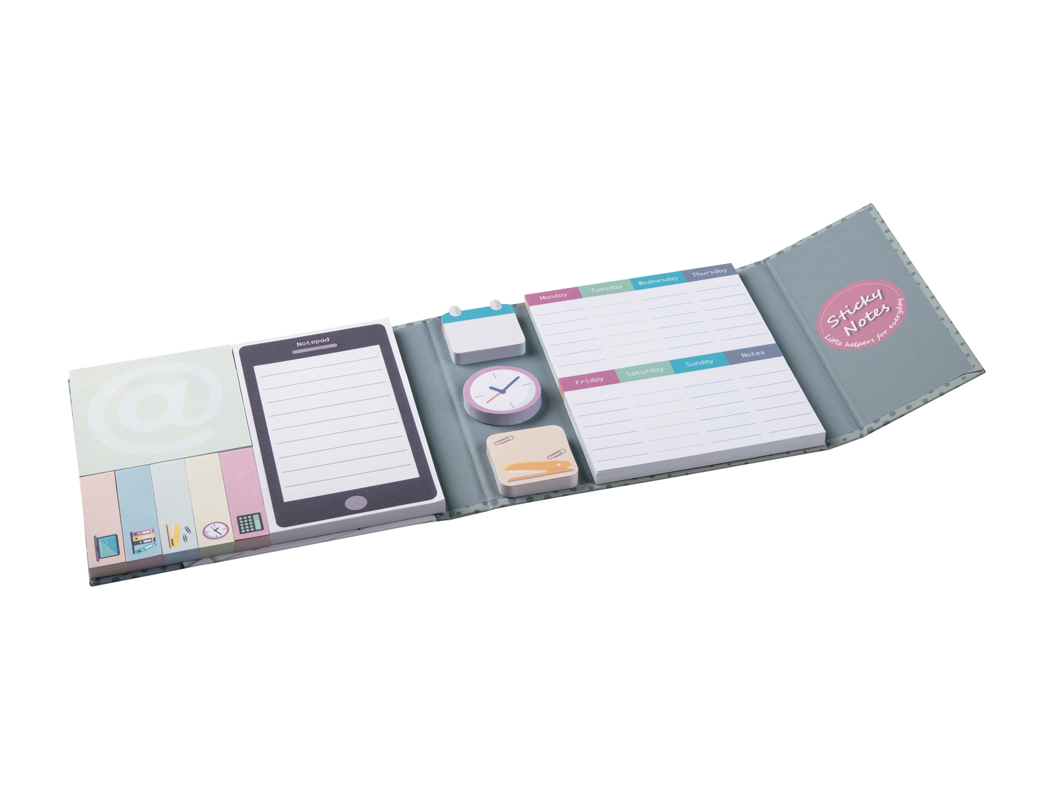 Organiseur à notes repositionnables , le prix 2.99 €
- Au choix : notes repositionnables ...