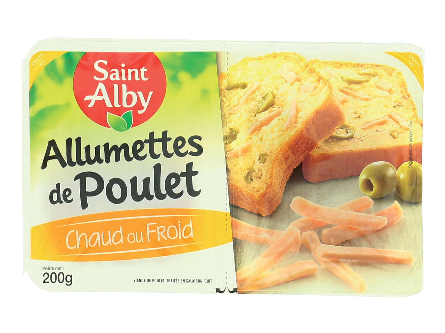 Allumettes de jambon ou de poulet , le prix 1.25 €
Caractéristiques
- ...