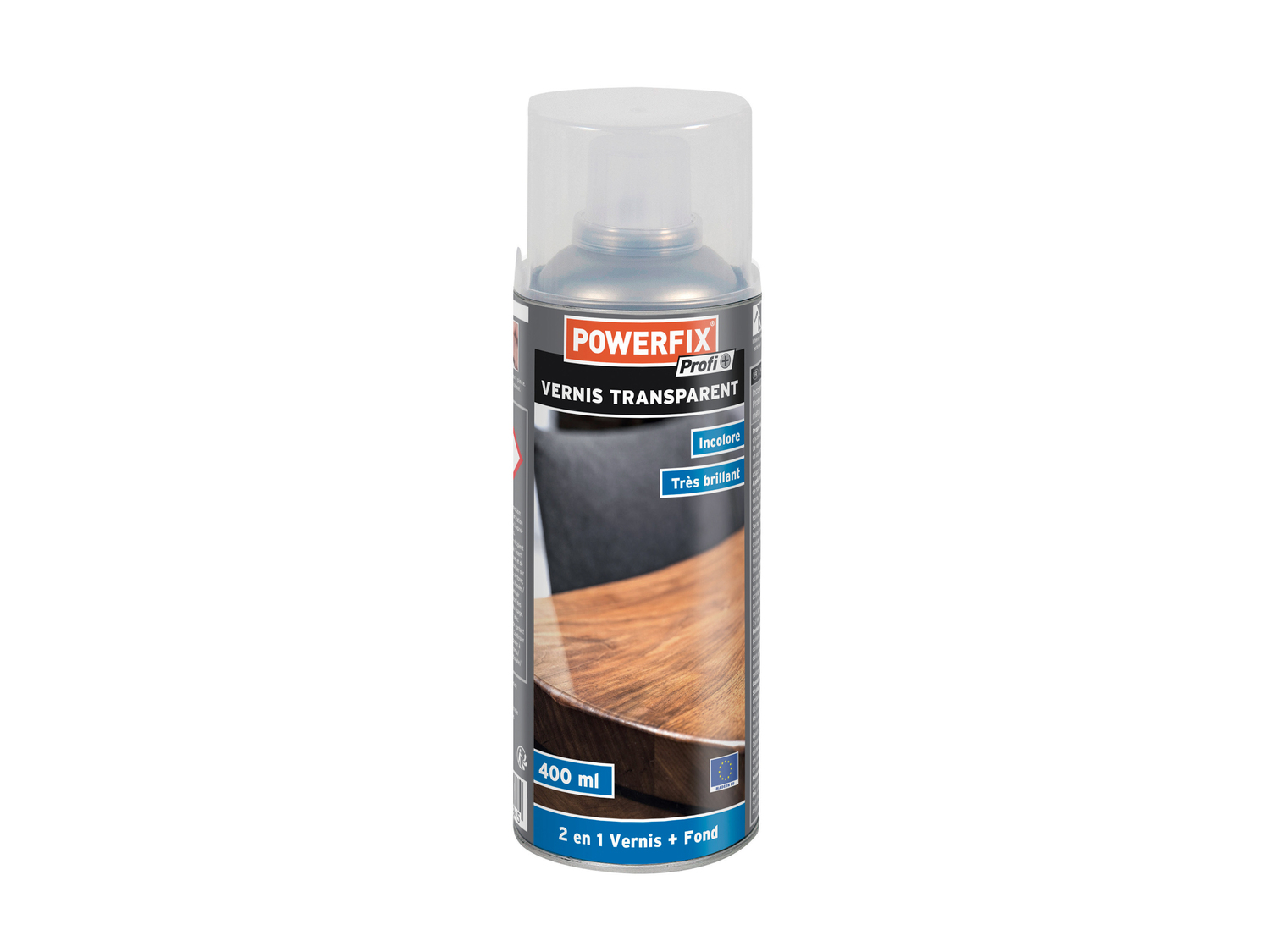 Peinture couleur ou vernis , le prix 2.49 €
- Env. 400 ml
- Intérieur et extérieur
- ...