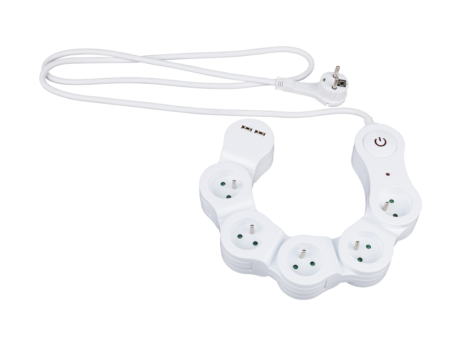 Multiprise modulable avec ports USB , le prix 14.99 €
- Chaque prise électrique ...