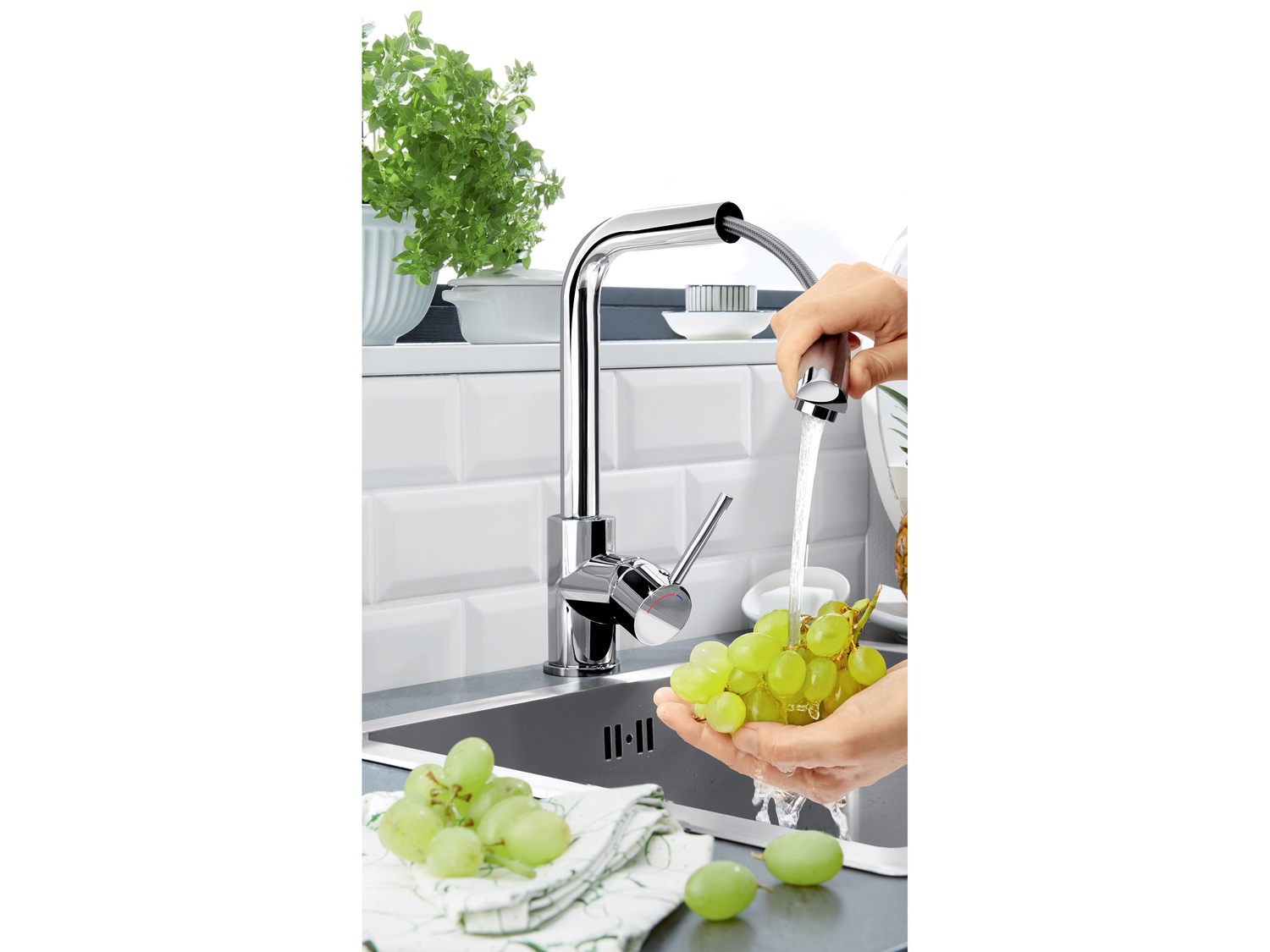 Mitigeur de cuisine à levier , le prix 29.99 €
- Env. 41,5 cm (hauteur)
- ...