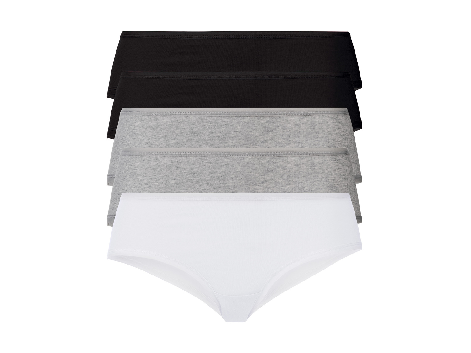 Hipsters femme , le prix 7.99 €
- Ex. 95 % coton et 5 %élasthanne
- Du S au ...