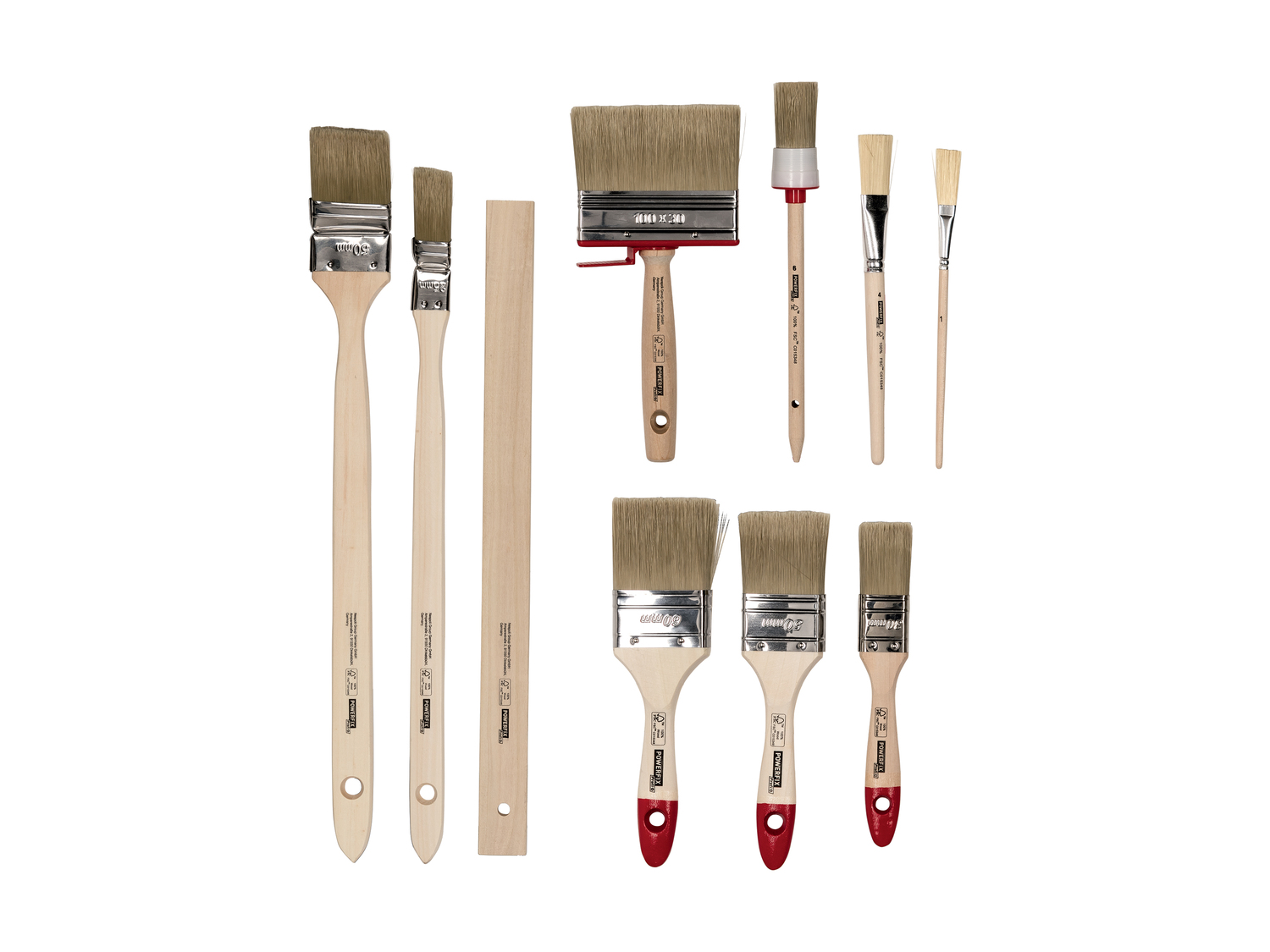 Pinceaux , le prix 6.99 €
- Set de 10 : 3 pinceaux plats, 2 pinceaux à radiateur, ...