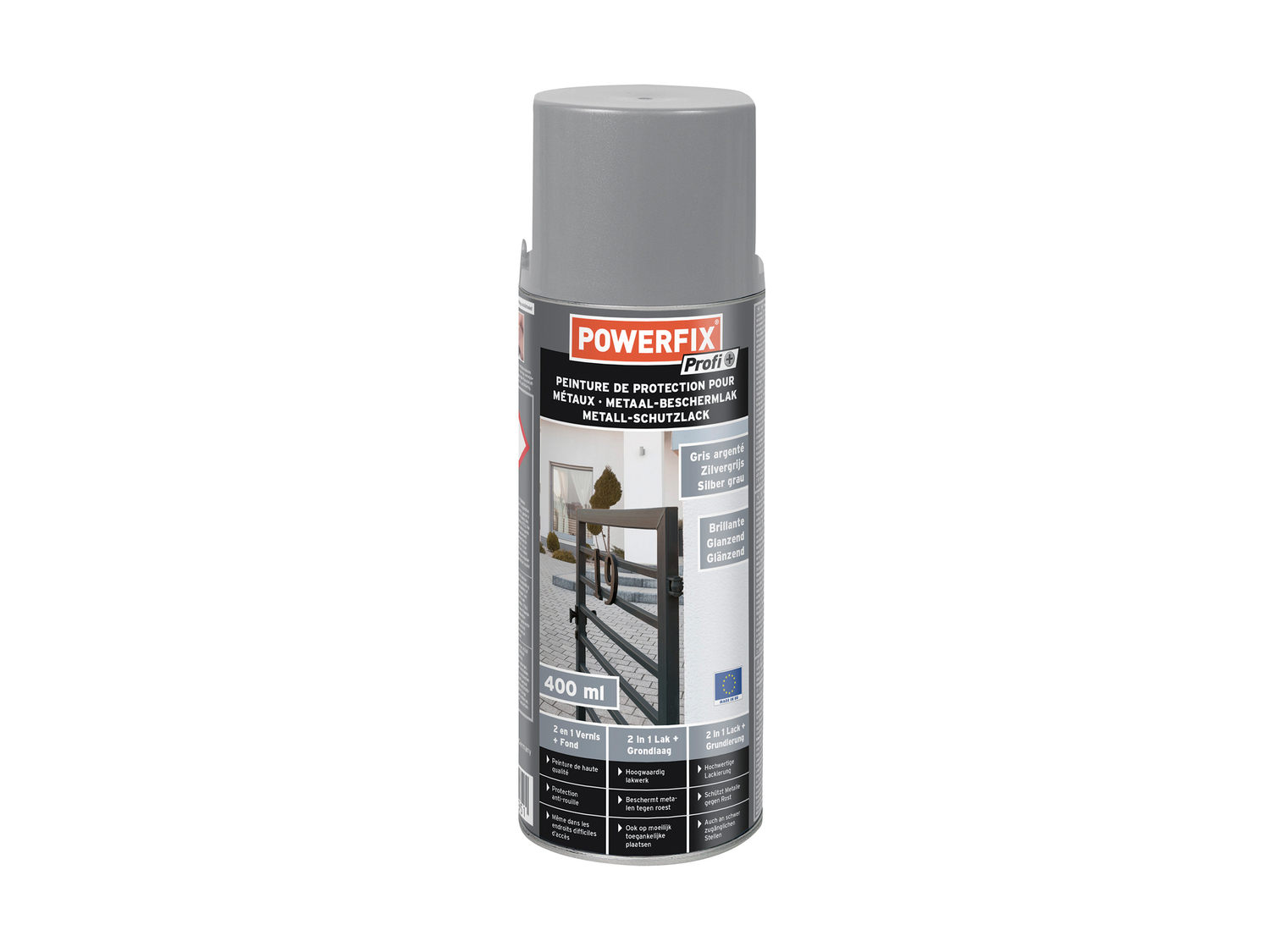Peinture de protection pour métaux , le prix 2.99 €
- Env. 400 ml
- 2 en 1 ...